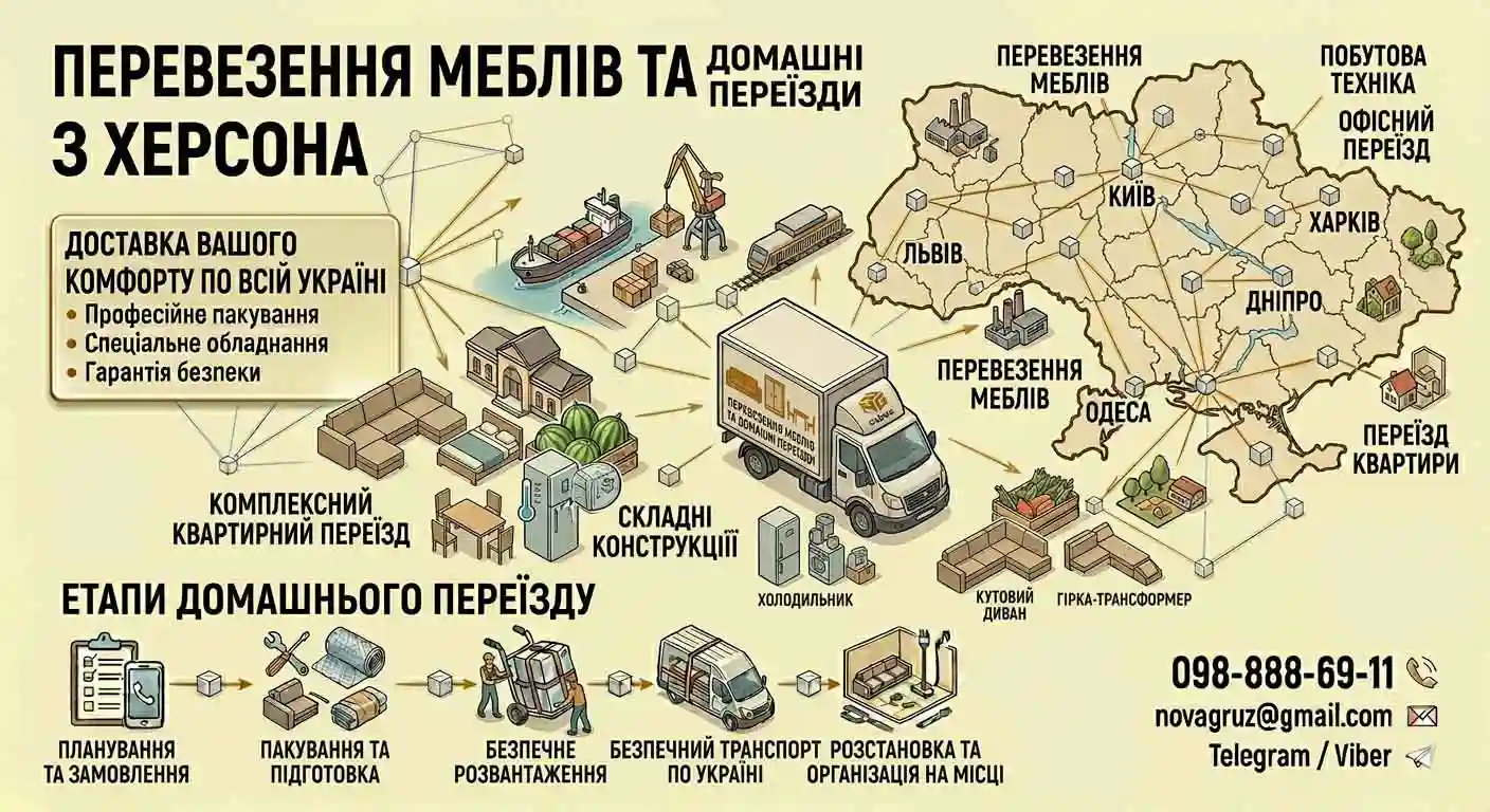 Вантажні перевезення Херсон