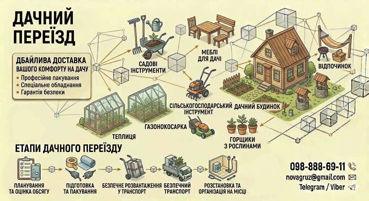 Дачний переїзд NovaGruz