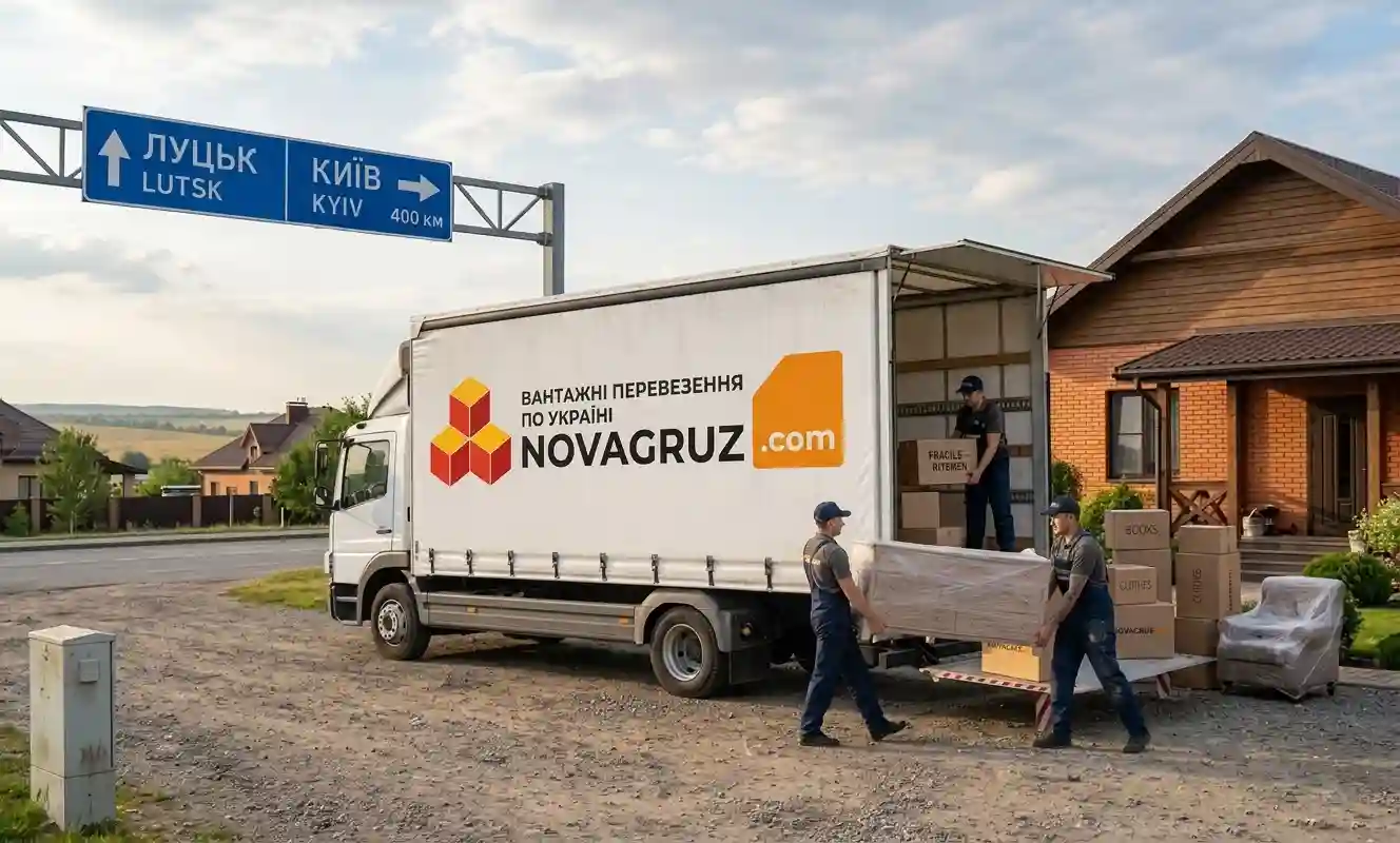 Вантажні перевезення Луцьк Київ — NovaGruz
