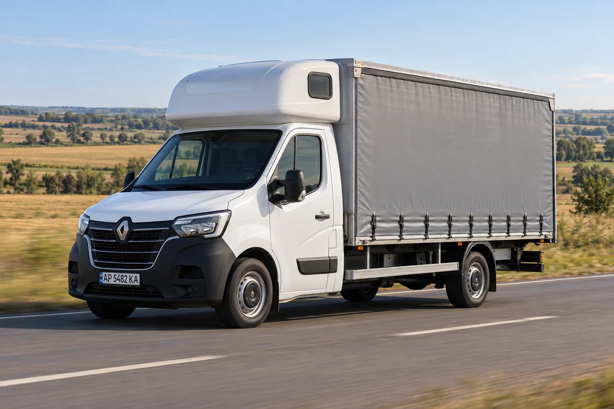 Тентований Renault Master зі спальником на маршруті Запоріжжя — Кропивницький